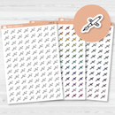 Calligraphy Fountain Pen Icon Planner Stickers | I-402