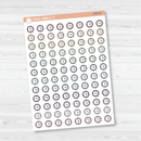 Clock Icon Planner Stickers | I-404