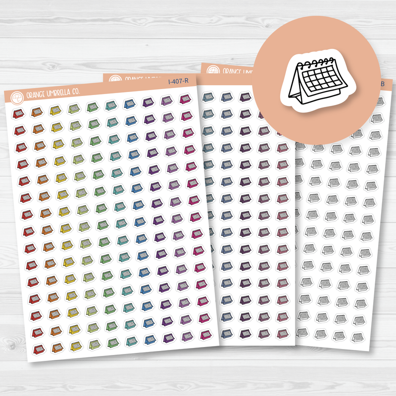 Calendar Icon Planner Stickers | I-407