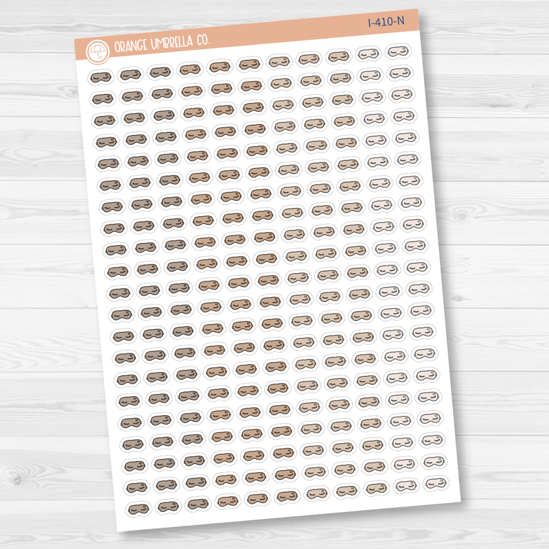 Sleep Mask Icon Planner Stickers | I-410