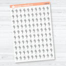 Hand Doodled Balloon Icon Clear Matte Planner Stickers | Celebration & Event Planner Stickers | I-426-CM