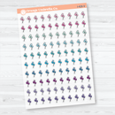 Hand Doodled Balloon Icon Clear Matte Planner Stickers | Celebration & Event Planner Stickers | I-426-CM