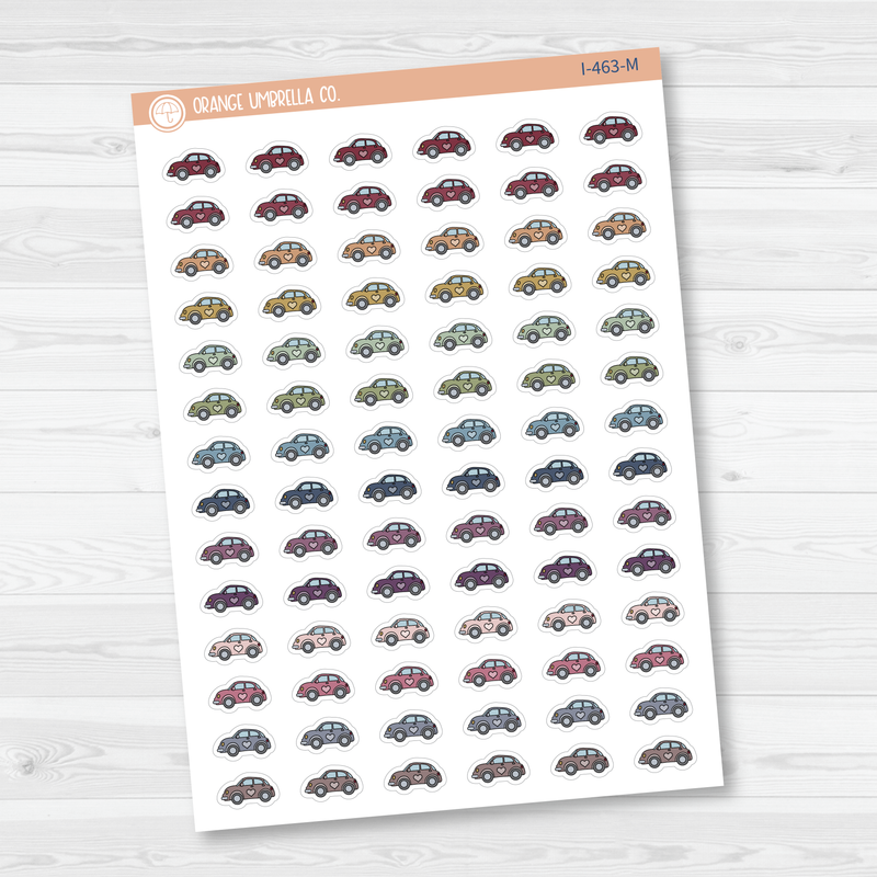 Car Doodle Icon Planner Stickers | I-463