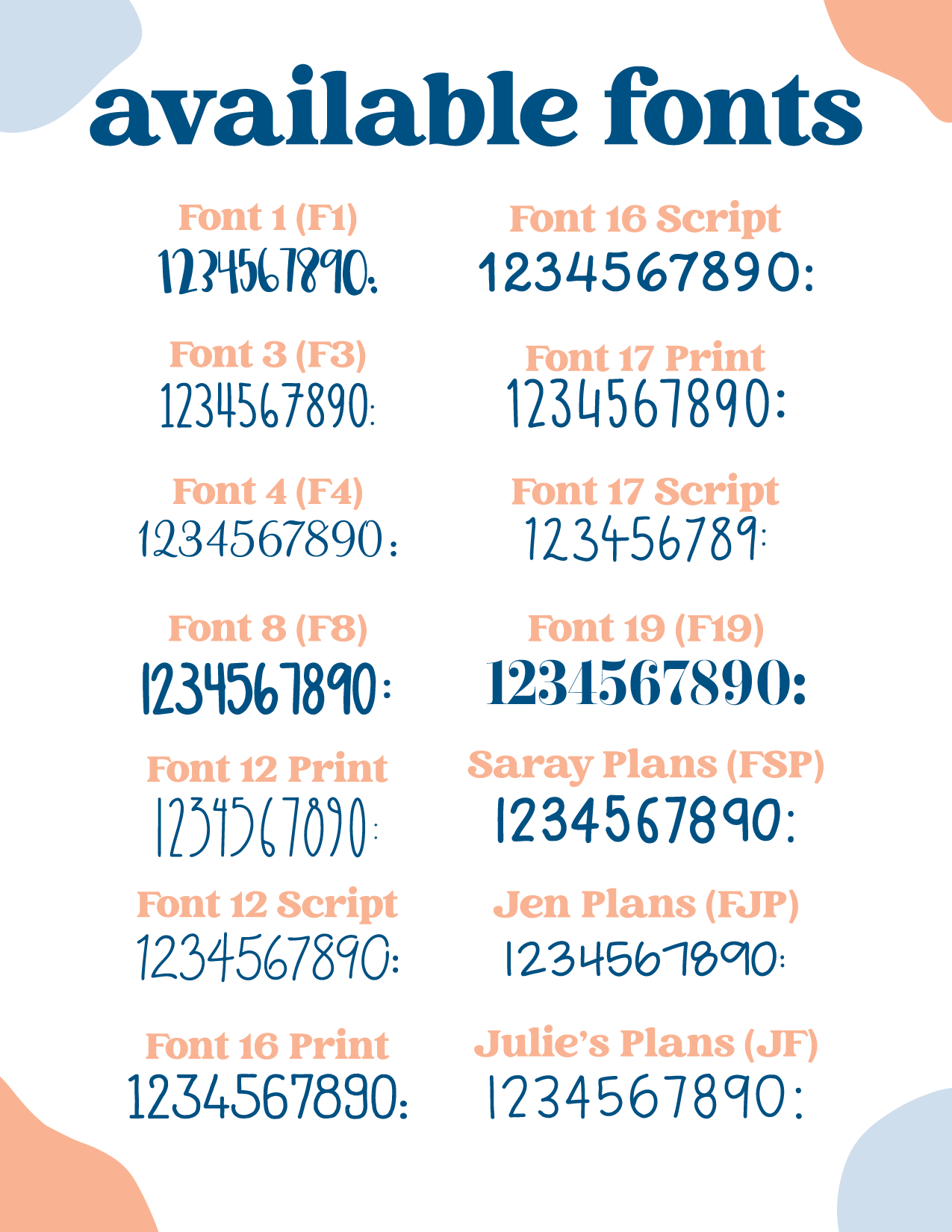 Custom Time Script Planner Stickers | Choose Font, Color, Material | *1 time per sheet* | customtime