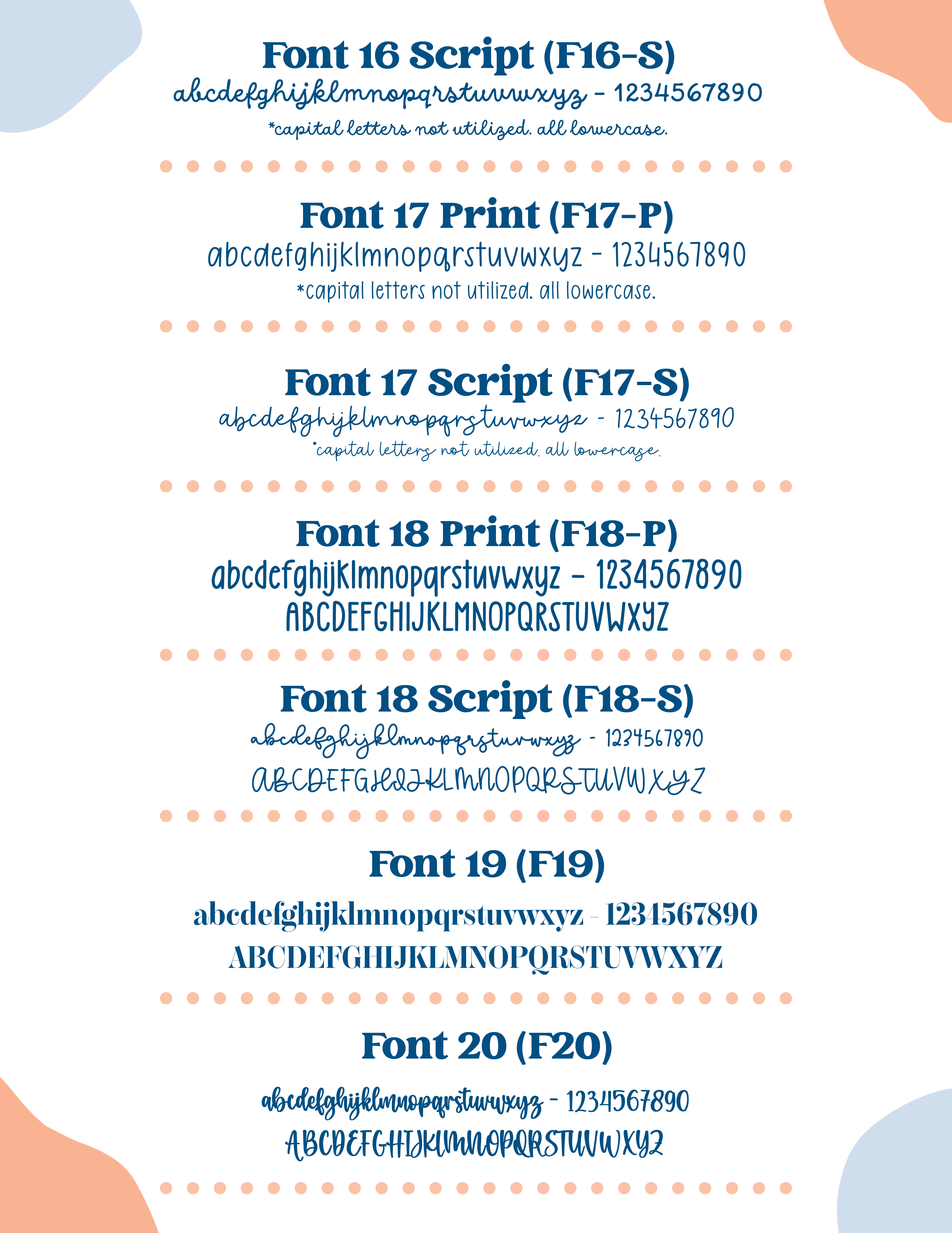 Custom Script Planner Sticker | *NEW* Larger Sheet Size & New Fonts | 1 Word/Phrase per sheet | customscript2