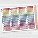 AM Routine Script Planner Stickers | F1 | L-043