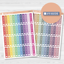 AM Routine Script Planner Stickers | F1 | L-043