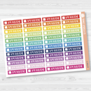 AM Routine Script Planner Stickers | F1 | L-043
