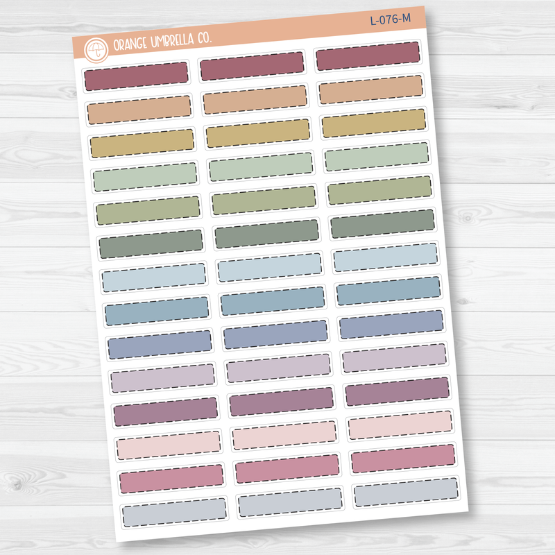 Stitched Skinny Appointment Planner Stickers  | L-076