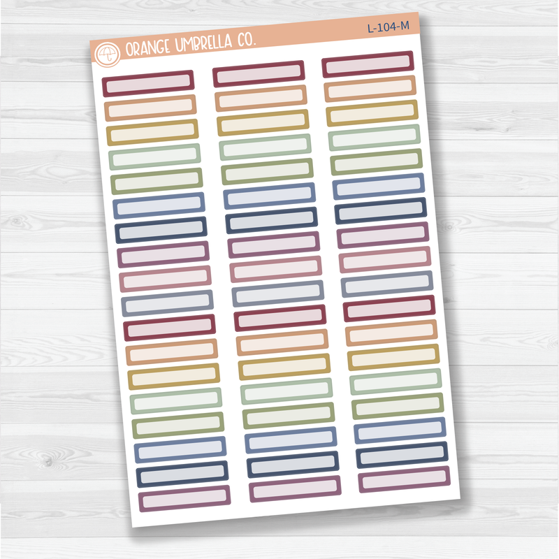 Appointment Skinny Planner Stickers  | L-104 \ 922-002