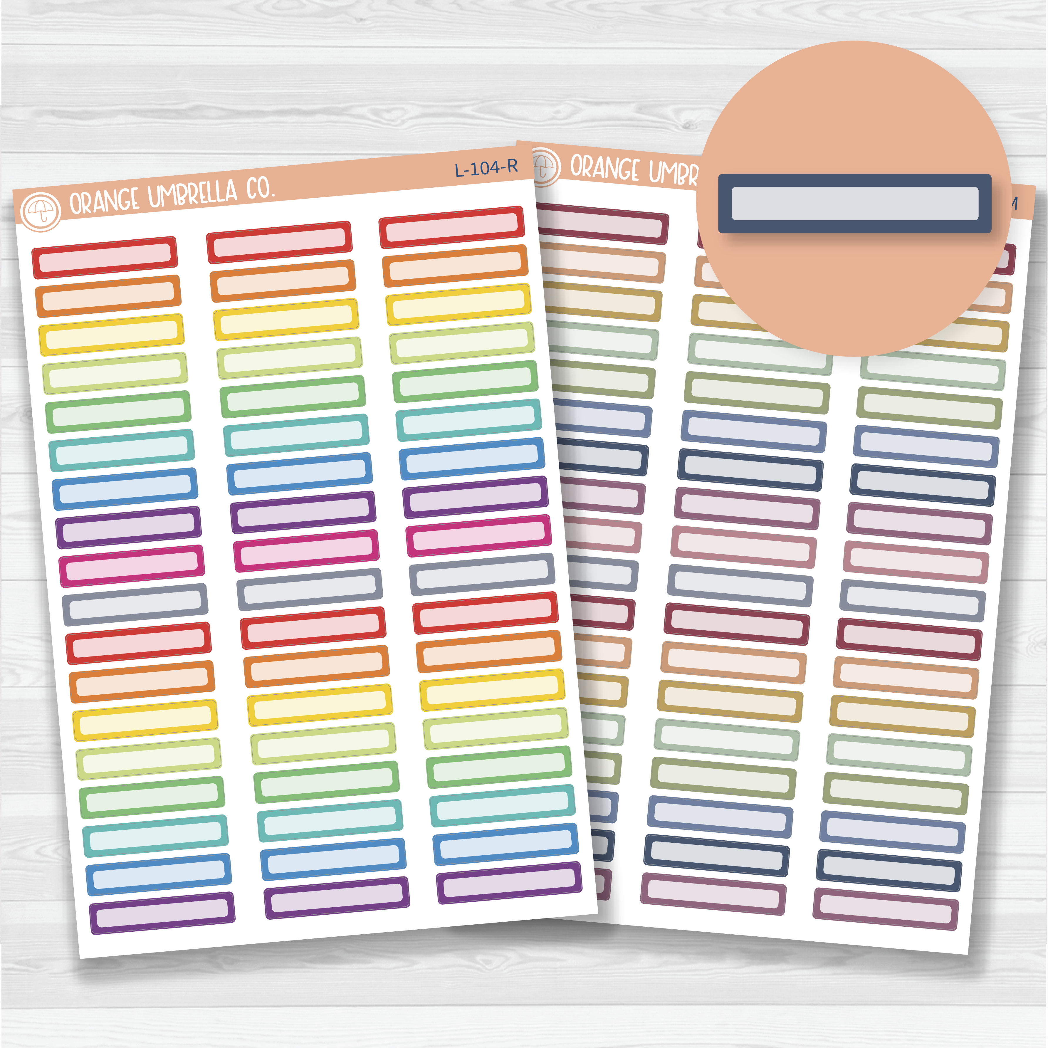 Appointment Skinny Planner Stickers  | L-104