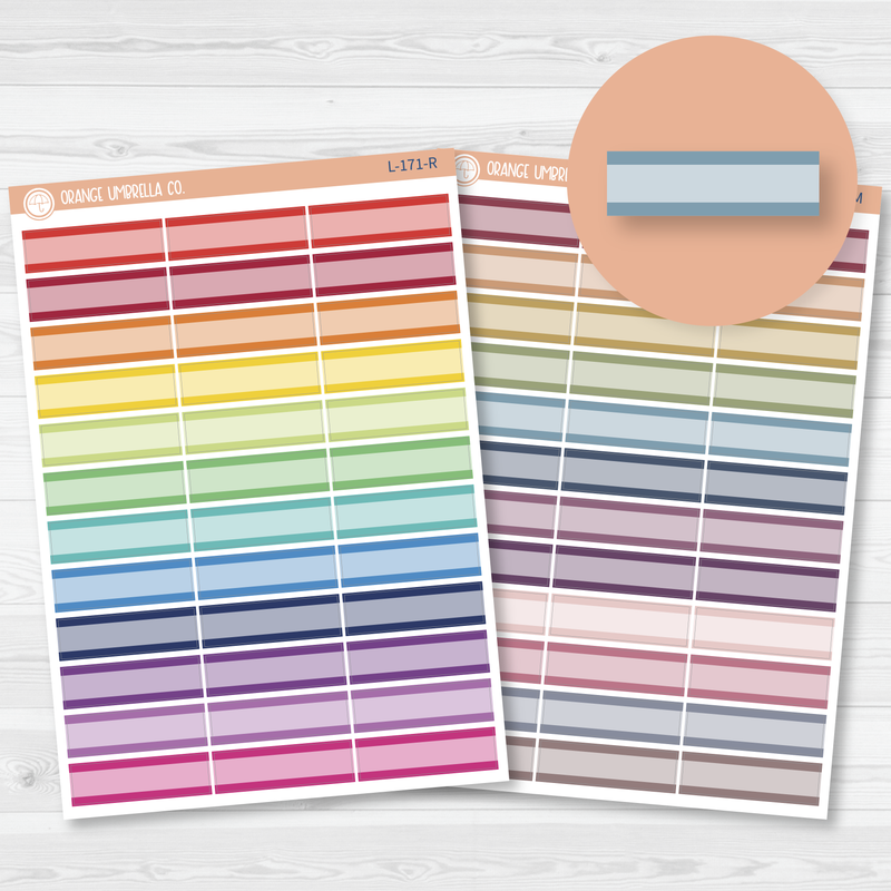 Appointment Two Tone Planner Stickers | L-171