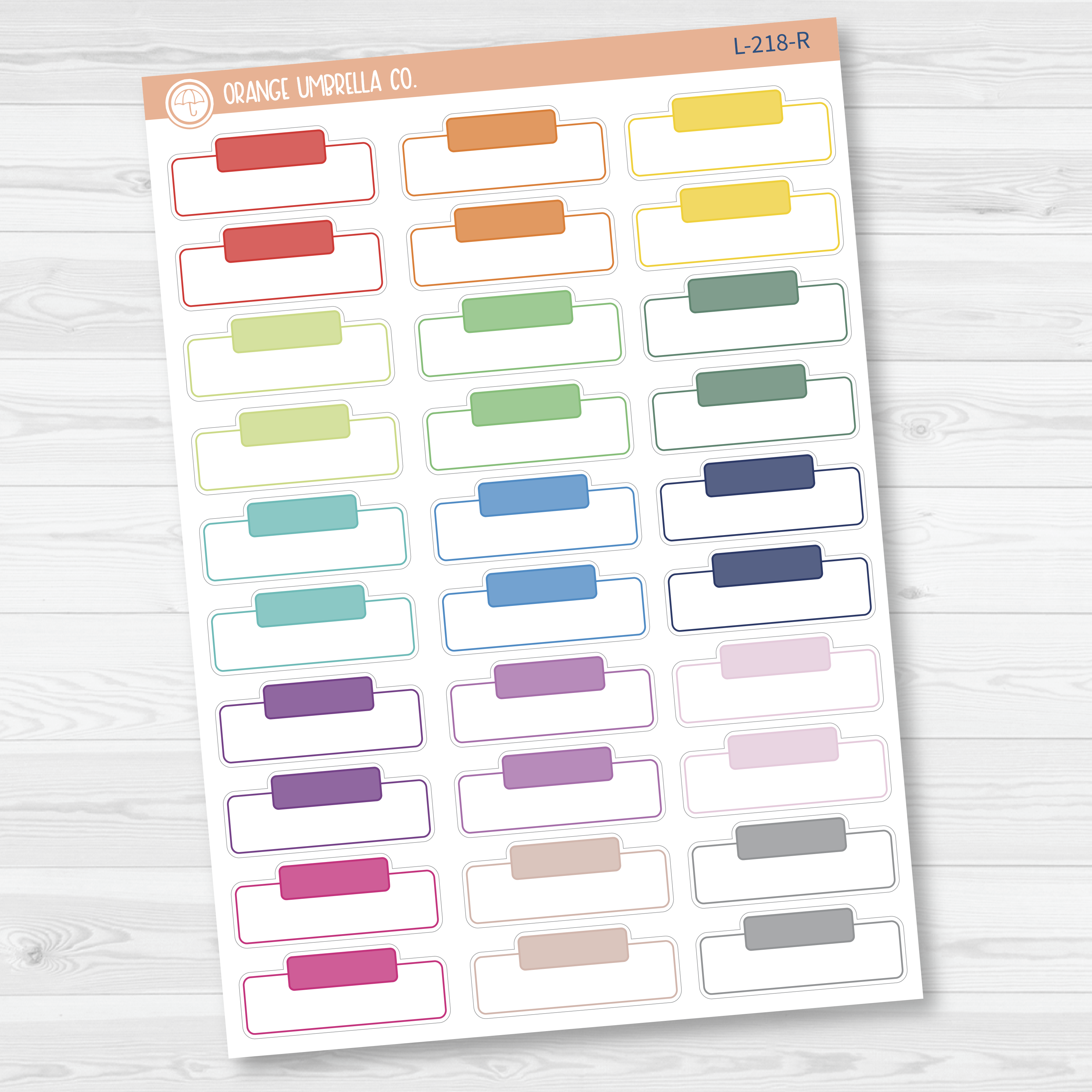 Appointment Labels with Time Slot Planner Stickers | L-218