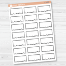 Ripped Sticky Note Appointment Planner Stickers - 1/3 Box  | L-245