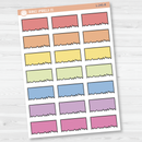 Ripped Sticky Note Appointment Planner Stickers - 1/3 Box  | L-245