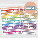 Appointment Jen Plans Script Planner Stickers - 1/4 Box | FJP | L-276