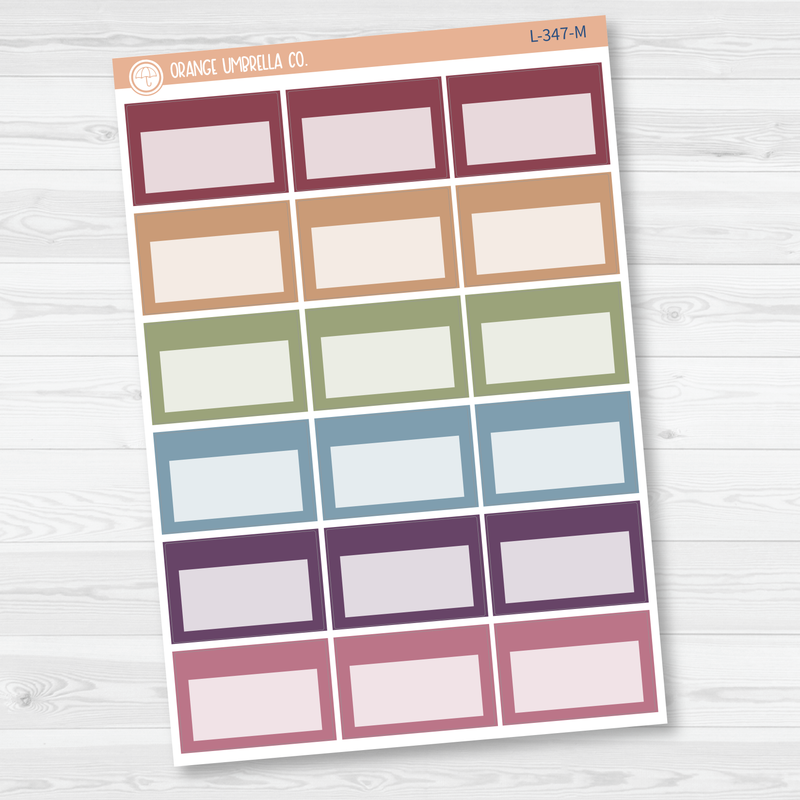 Appointment Half Box Planner Stickers | L-347