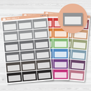 Appointment Half Box Planner Stickers | L-347