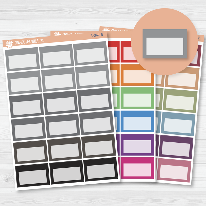 Appointment Half Box Planner Stickers | L-347