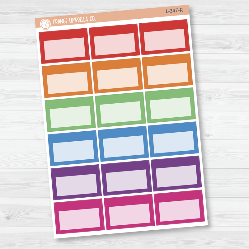 Appointment Half Box Planner Stickers | L-347