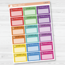 Currently Reading 1/2 Box Planner Stickers | L-405