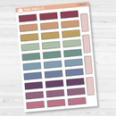 Rippled Edge Box Appointment Planner Stickers - 1/4 Box | L-406