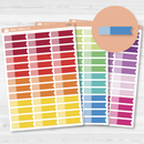 Two-Tone Appointment Flag Planner Stickers | Bright | L-410 / L-411 / L-412