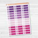 Two-Tone Appointment Flag Planner Stickers | Bright | L-410 / L-411 / L-412