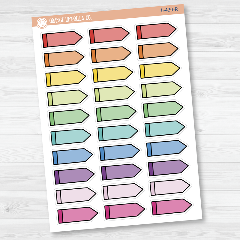 Pointer Flag Planner Stickers | L-420