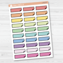 Folded Corner Planner Stickers | L-421