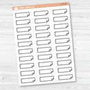 Hobonichi Folded Corner Planner Stickers | L-422