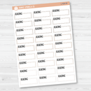 Reading Stitched Quarter Box Planner Stickers | L-424