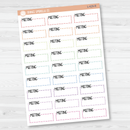Meeting Stitched Quarter Box Planner Stickers | L-429
