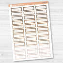 Hobonichi Label Quarter Box Planner Stickers | L-433