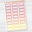 Hobonichi One Third Box Basic Planner Stickers | Brights | L-442-L-443-L-444