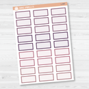 Hobonichi One Third Box Basic Planner Stickers | Muted | L-445-L-448