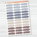 Brush Stroke Label Planner Stickers | L-457-L-458