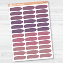 Brush Stroke Label Planner Stickers | Muted | L-462-L-463-L-464