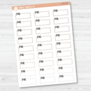 Email, To Email Hobonichi Cousin Stitched Quarter Box Planner Stickers | L-471