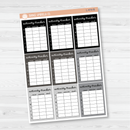 Activity Tracker Box Planner Stickers | F16 | L-474