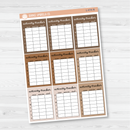 Activity Tracker Box Planner Stickers | F16 | L-474