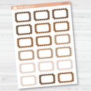 Scalloped Half Box Appointment Planner Stickers - 1/2 Box | L-475