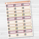 Book Stack / Reading Tracker Color Label & Icon Planner Stickers | L-483-L-485