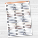 Book Stack / Reading Tracker Color Label & Icon Planner Stickers | L-486-L-487