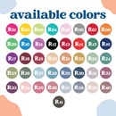 Custom Time Script Planner Stickers | Choose Font, Color, Material | *1 time per sheet* | customtime