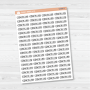 Cancelled Script Planner Stickers | F3  |  S-008