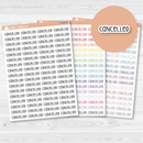 Cancelled Script Planner Stickers | F3  |  S-008