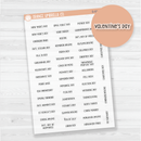 US Holidays Script Planner Stickers | F3 Clear Matte | S-014-BCM
