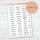 US Holidays Saray Plans Script Planner Stickers | FSP Clear Matte | S-017-BCM