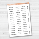 US Holidays Saray Plans Script Planner Stickers | FSP | S-017